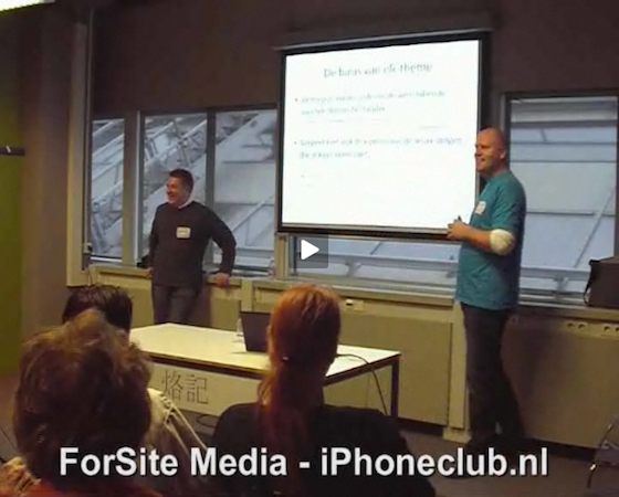 Joeke-Remkus de Vries en Jean-Paul Horn, presentatie WordCamp NL